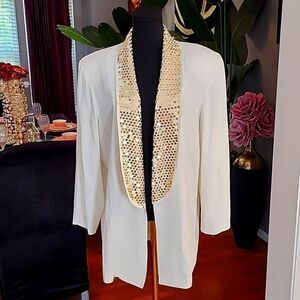 Vintage sequin blazer sz 14